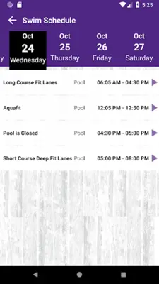 Western University Recreation android App screenshot 1